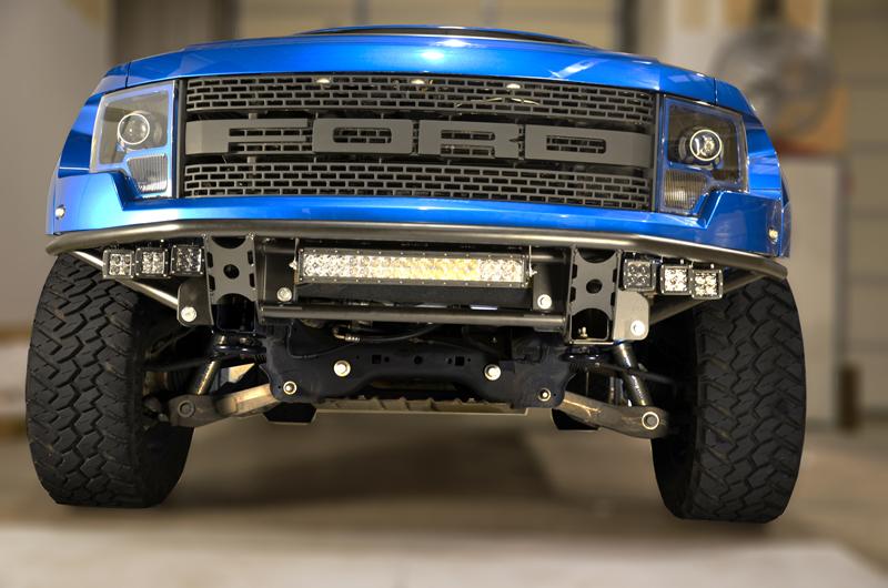 Radius bumper follows the line of the front of your truck to create a extre...
